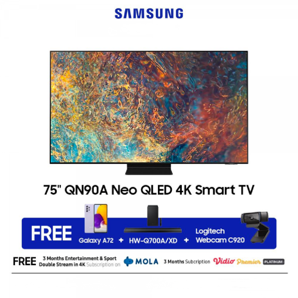 SAMSUNG 75” Neo QLED 4K Smart TV QA75QN90AAKXXD