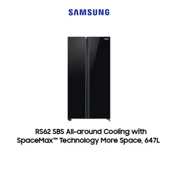 Samsung Kulkas Side By Side dengan All-around Cooling, 700L - RS62R50412C