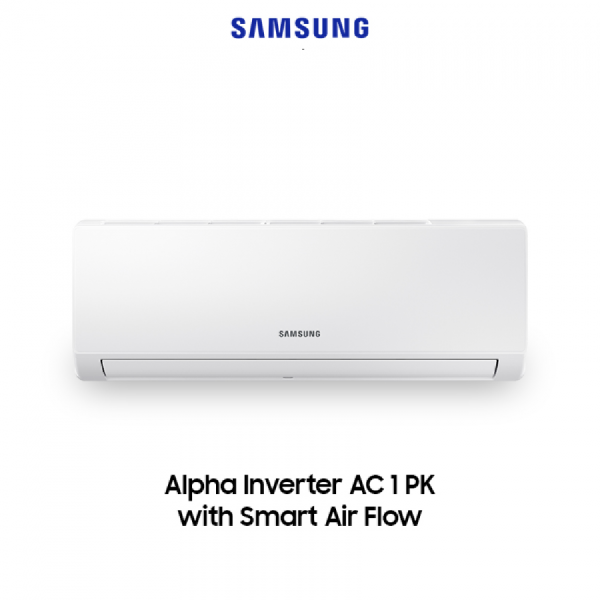 Samsung AC 1 PK Alpha Inverter dengan Smart Air Fl...