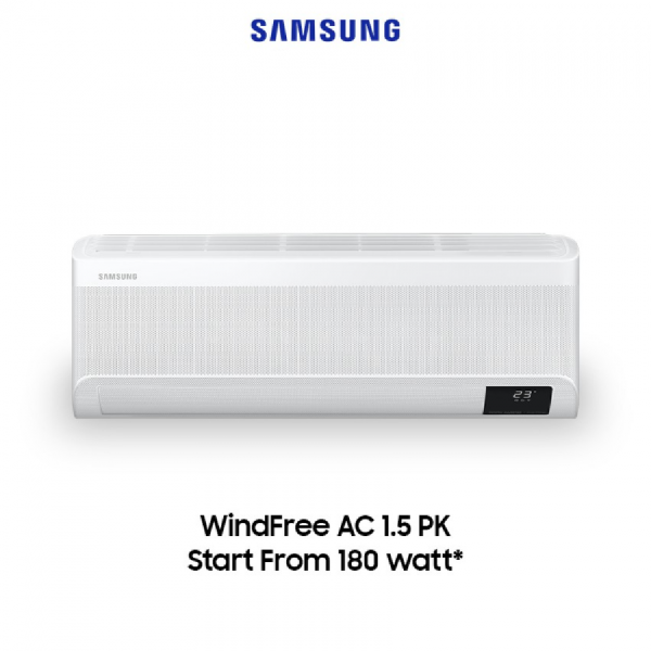 Samsung AC 1.5 PK Inverter dengan WindFree� Cool...