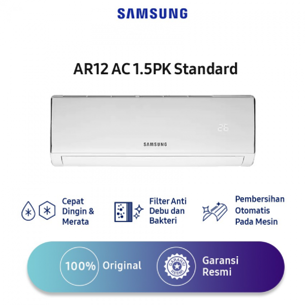 Samsung AC Standard Wall Mount 1.5 PK - AR12NRFLDW...